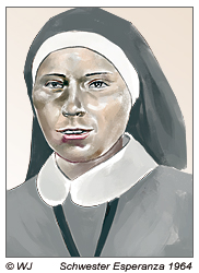 Schwester Esperanza, 1964 Nonne auf der Osterinsel