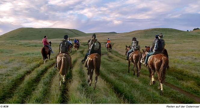 Reiten auf der Osterinsel