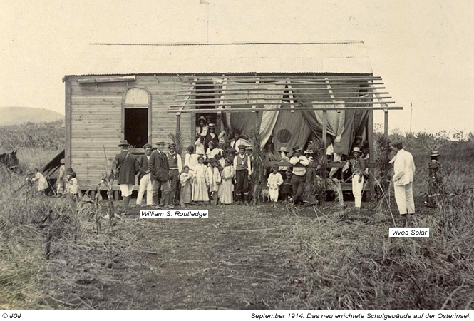 1914: das erste staatlich aufgestellte Schulgebäude auf der Osterinsel