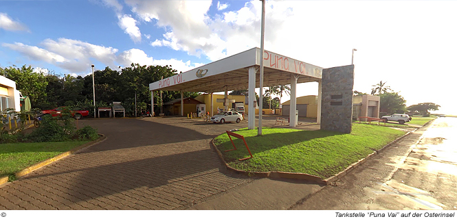 Tankstelle auf der Osterinsel